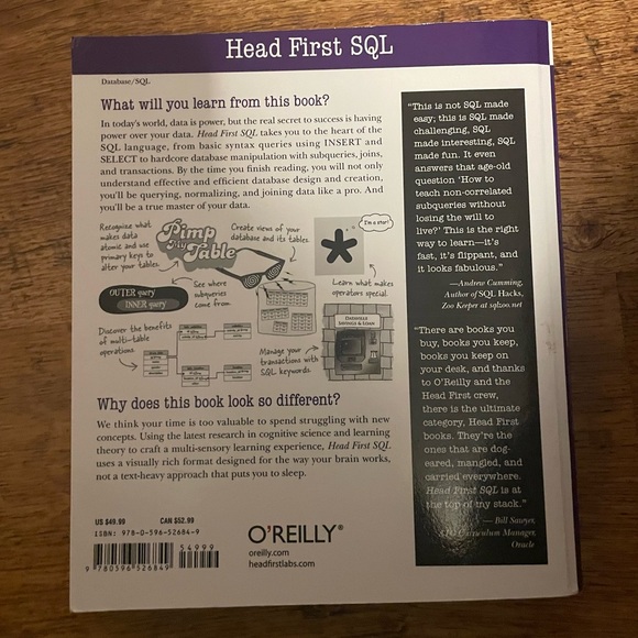 Head First SQL - Picture 2 of 2